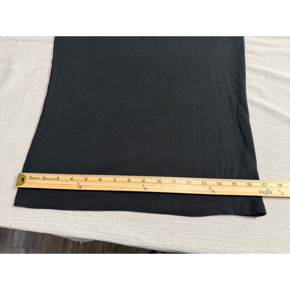Gap Women's V-Neck Long Sleeve Top Black Cotton Modal Blend Size L GP006391 - Picture 8 of 11